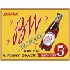 BW Original Beverage 9" x 12" Metal Sign