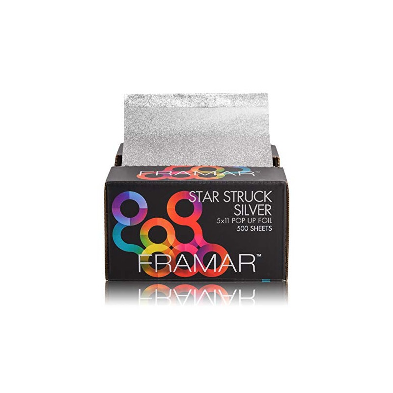 Framar Star Struck Silver Pop Up Hair Foil, hoja de