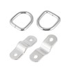 X AUTOHAUX 10pcs D Shape Ring Tie Down Anchors 1/4"