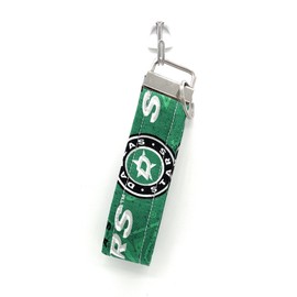 Hockey Keychain, Stars Keychain -Stars keychain wristlet - short Lanyard strap - Keychain