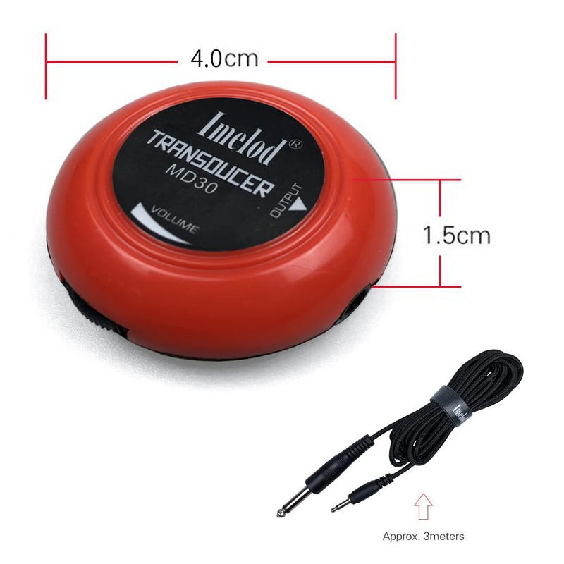 Imelod Guitar Pickup Contact Microphone Transducer for Guitar Ukulele Violin