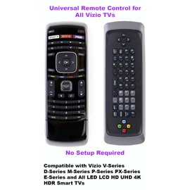 Universal Remote Control for Vizio Smart TV Remote Compatible with All Vizio LCD LED HDTV Smart TVs Including Dual Side QWERTY Keyboard