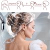Lumbor37 Gorro de Ducha Desechable, 100pcs Gorro de Ducha Desechable-Multiusos