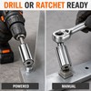 2 Pack Universal Socket Wrenches, 7–19 mm 54-Pin Adjustable Grip