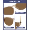 WOWSUN Retro sunglasses womens 2024 trendy round classic glasses