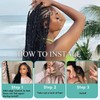 24 Inch Boho Hair for Braiding 2 Bundles Deep Wave