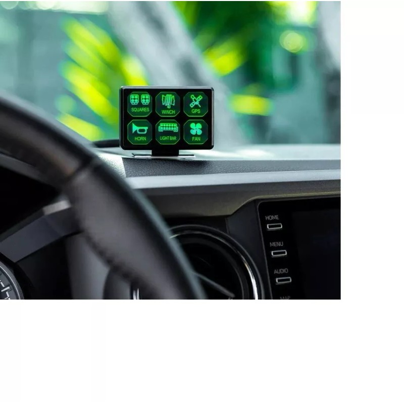 The bully Brand 6 Gang 12V Switch Panel LED Light