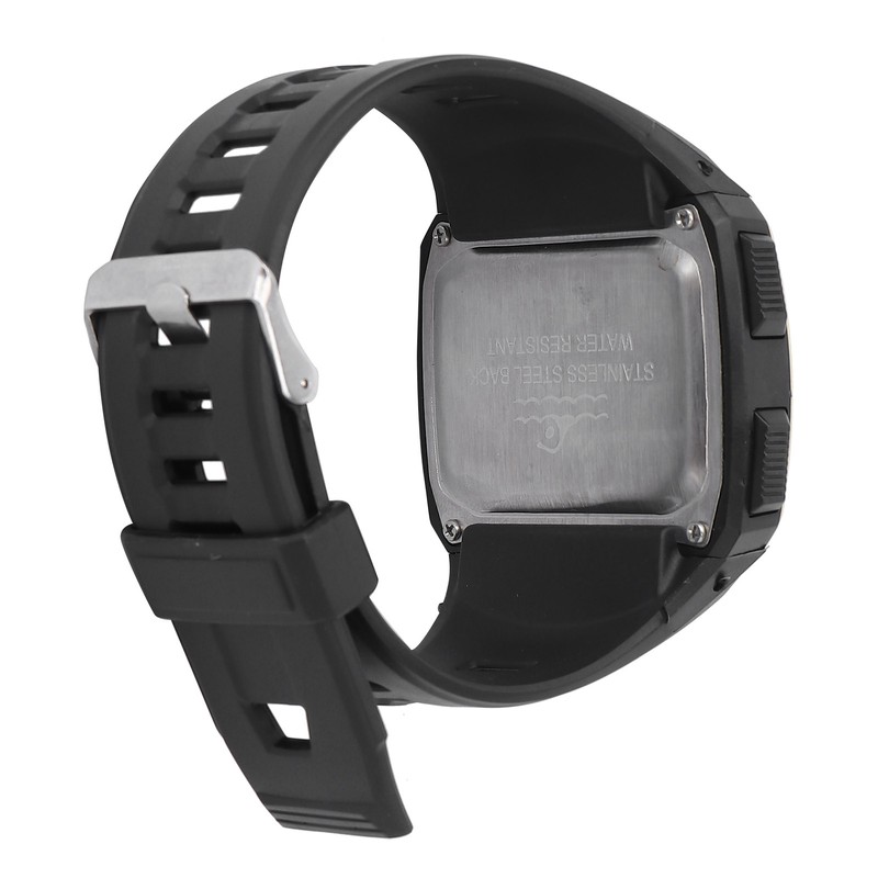 Digital Sports Watch Large Dial Night Light Waterproof Dual Time