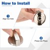 sourcing map 5Pcs Gas Stove Knob, 8mm Universal Cooker Replacement