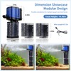 TARARIUM Aquarium Filter Pond Pump 660GPH for 75-300 Gallon Fish