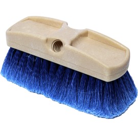 Guttermaster Blue 8 Inch Oblong Medium Soft Flow Through Brush With Flagged Ends For RV's and Larger Vehicles