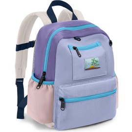 OUUTMEE Cute and Lightweight Kids Backpack for Boys and Girls (2-5 Years), Perfect for Nursery, Preschool, Travel and Trips, purple