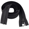 Black 28" (71cm) Chunky Zip – Separating #5 Weight Zipper,
