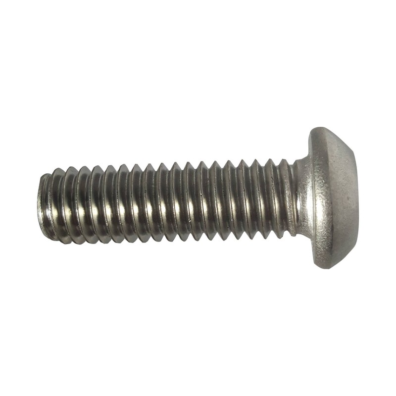 3/8-16 x 1-1/2" Button Head Torx Security Machine Screw Bolt