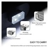 Dickno 4 PCS USB LED Car Interior Atmosphere Lamp, Portable