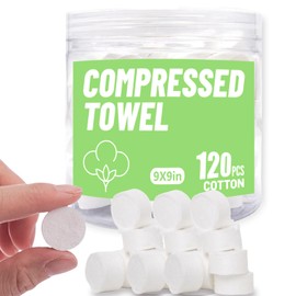 Compressed Towels, Disposable Compressed Face Towels, Thickened Compressed Towels, Portable Cotton Wet Wipes, Coin Paper Towels