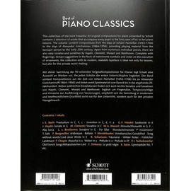Best of Piano Classics: Collection of 50 Famous Pieces for Piano Sheet Music Hans-Günter Heumann)