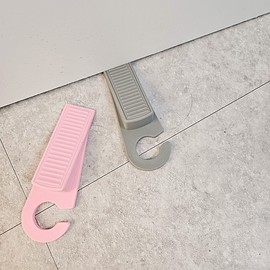 Anti-Slam Door Stopper Front Door Gray 1pc 8ea