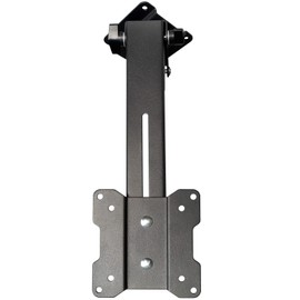 Drall WHB-05 Ceiling Mount for 12-22 Inch TVs Tiltable Rotatable Foldable for Caravan Camping Motorhome Slanted Roof VESA 75 100 Black