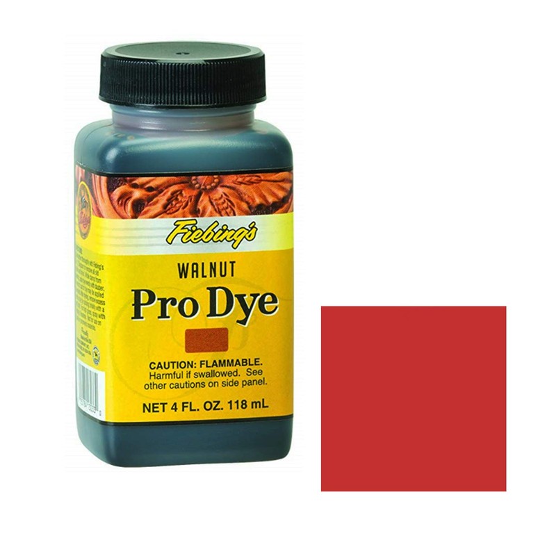Fiebing's Pro Dye, Red, 4 oz.