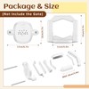 Baby Gate Banister Adapter：2Pcs Baby Stair Gate Kit Stair Post
