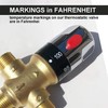 Thermostatic Mixing Valve，Shower Mixing Valve with 1/2 NPT Male Connections,Water