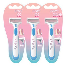 Dorco Foot Care Foot Exfoliating Razor 1p x 3 packs / 풋케어 발 각질제거 면도기 1p X 3개