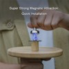 Portable Mosquito Coil Holder Multifunctional Magnetic Removable Oak Mosquito Coil