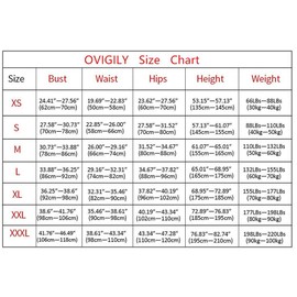 OVIGILY Women's Long Sleeve Unitard Dance Costume Spandex Full Body Suits