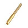 Guojiang 1/4 Shank Straight Brazed Diamond Profile Wheel Router Bit