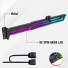 NVRADCHUA ARGB GPU Support Bracket, GPU Brace Support, 5V 3Pin