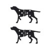 Esschert Design Black Metal Dog Hinges - Right Door