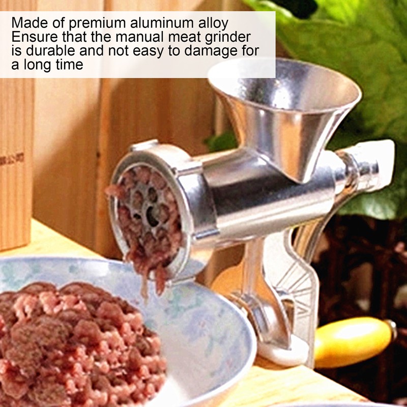 Manual Meat Grinder Aluminum Alloy Household Hand Meat Grinding Machine