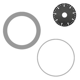 2PCS Blade Arbor Adapter Reducer - Bore Reducer Ring for Circular Saw Blades 22.23mm to 20mm & 22.23mm to 16mm, Cutting Reducer Rings for Angle Grinders and Cutting Discs