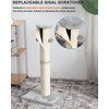 Kilodor Cat Scratching Post 34 Inches Large Sturdy Cat Post