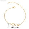 Pulsera Dije Infinito Dama Mujer Acero Inoxidable Ajustable