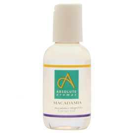 Absolute Aromas Macadamia Oil (Macadamia integrifolia) 50ml - Pure, Natural, Vegan and Cruelty Free – Moisturising Carrier Oil for Body and Facial Massage