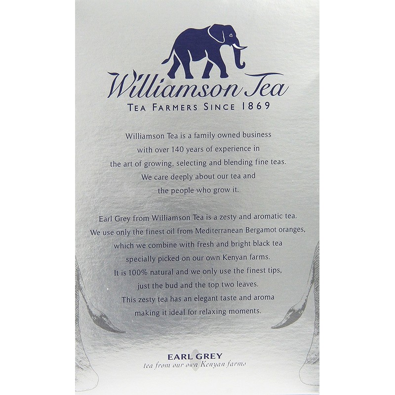Williamson Tea Earl Grey 4-pack X 50 Teabags