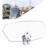 HENGTUAOTO Motorcycle Screen Spoiler Air Deflector Windshield Adjustable Transparent