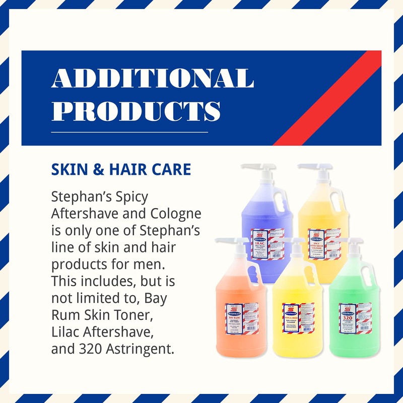 Stephan Spicy After Shave Cologne (Gallon)