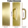 Sumnacon 2 Set 12" Stainess Steel Door Handle Pull &