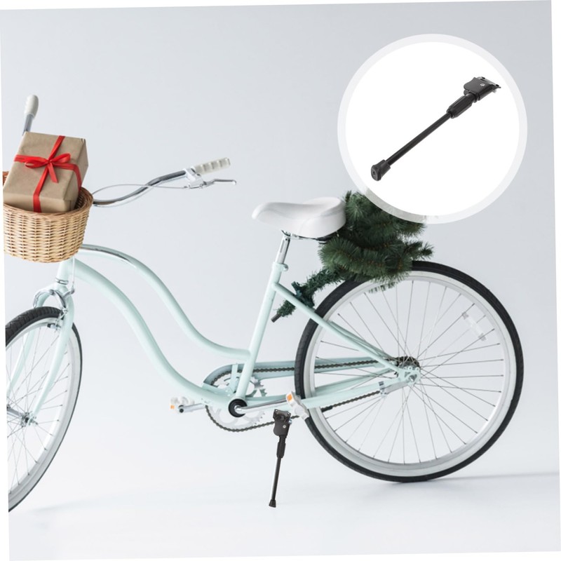 BESPORTBLE Bike Kickstand Carbon Steel Single Side Stand Folding Stand