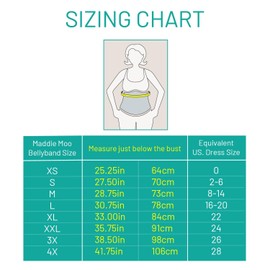 Maddie Moo Belly Band Seamless Maternity and Postpartum Shirt Extenders, Cotton, Medium - Blue