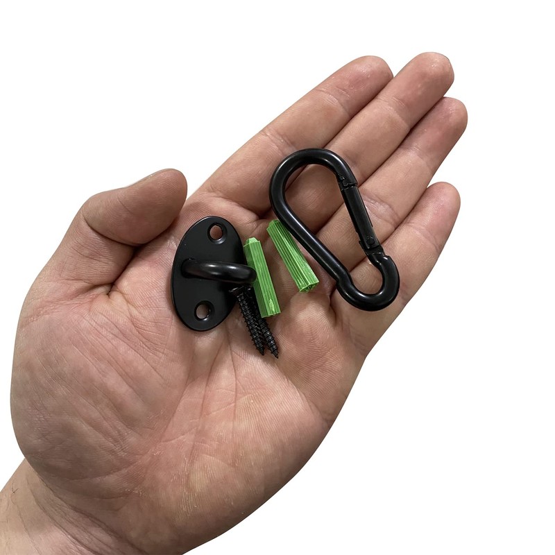 MANSHU Stainless Steel Ceiling Hooks, Ceiling Hooks Pad Eyes Plate