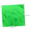 PACKOVE 100pcs Green Aluminum Foil Candy Wrappers Food Grade Packaging