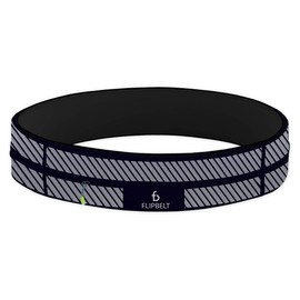 FlipBelt Zipper, Reflective Black, Large