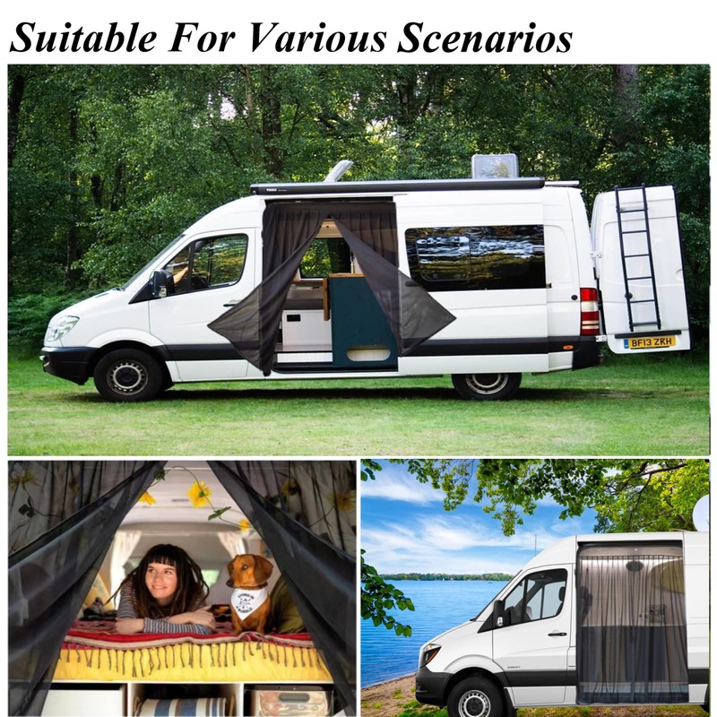Eysbiy Magnetic Van Bug Screen Nets for Transit, Sprinter, RAM