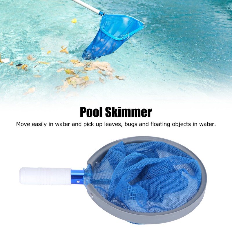 Pool Skimmer Leaf Debris Cleaning Rake Net for Swimming Pool