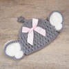 Newborn Photography Prop Crochet Baby Elephant Outfit Knit Baby Photo