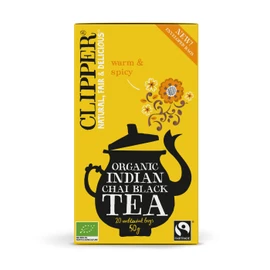 Clipper Fairtrade Organic Indian Chai Black Tea 20 Bags 60g